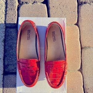 Michael Kors leather loafers